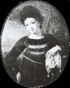 Angelika Kauffmann Selbstbildnis in Landschaft oil painting